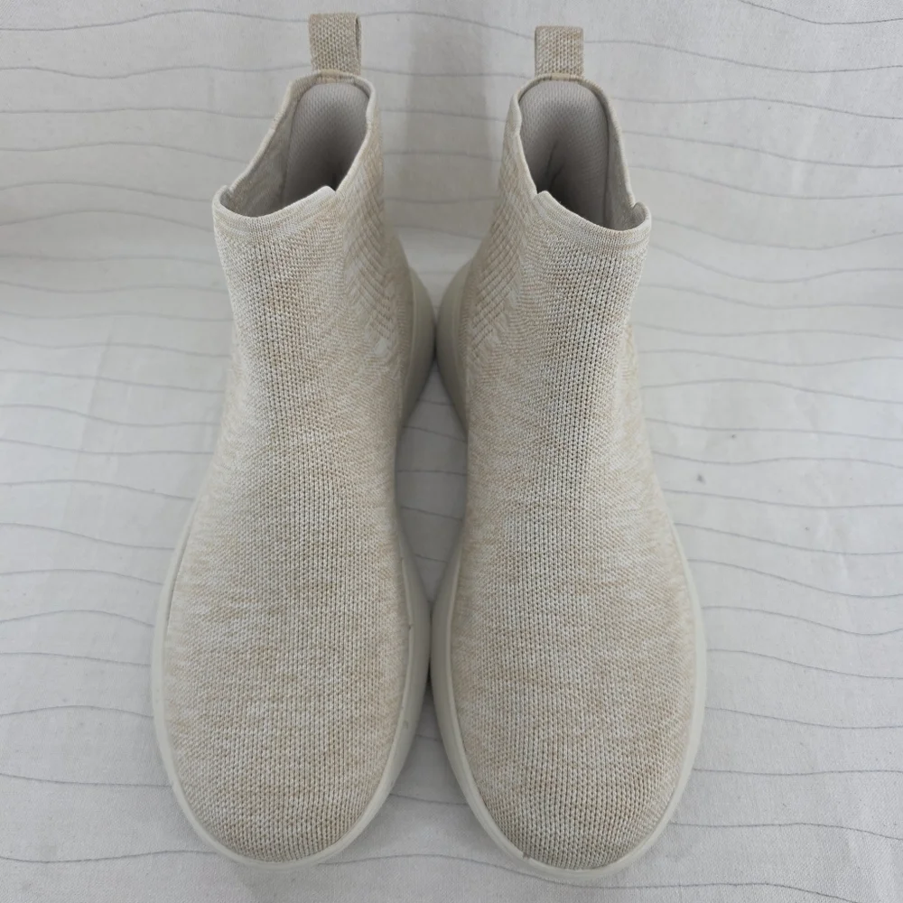 VIVAIA Womens Delilah Knit Pull-On Sand/Tan Boots Shoes Size 45 EU (13 US)